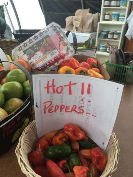 Lots of peppers 