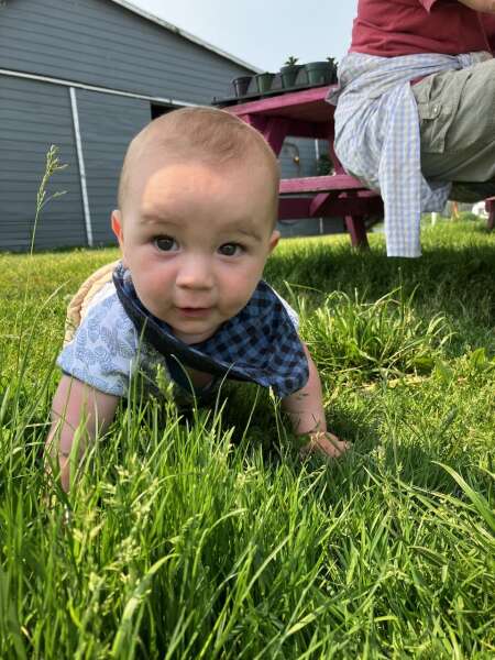 Our youngest volunteer