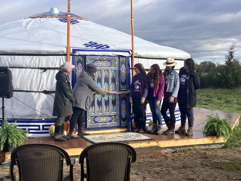 Yurt opening