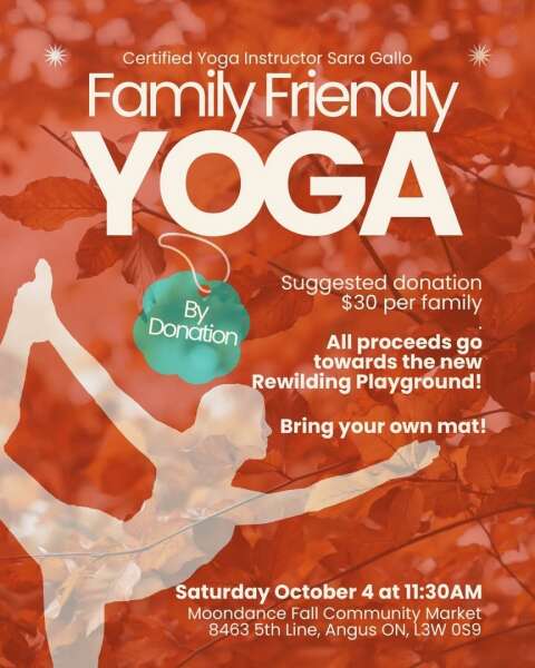 Family yoga time