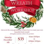 Evergreen Wreath Workshop Evergreen Wreath Workshop