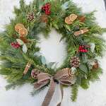 December doorstep, Evergreens & Seasonal produce