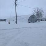 Snow buildup alway a issue on a greenhouse