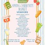 Spring Market Sat., Vendors, Tours, Garden Center sale!
