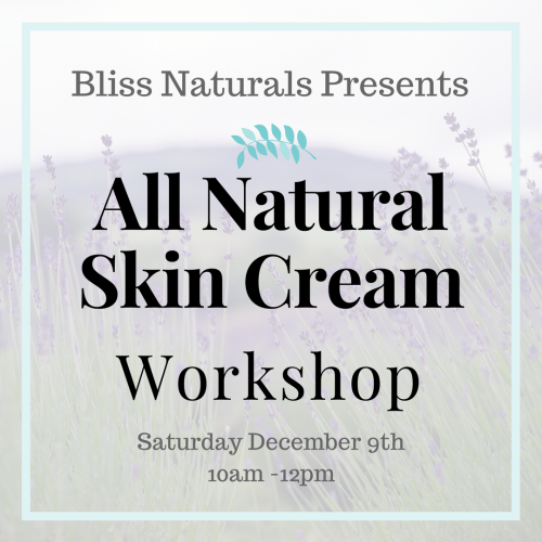 All Natural Cream Making Workshop 