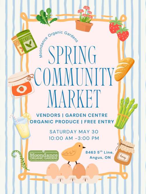 Mid March, dreaming of Spring and events